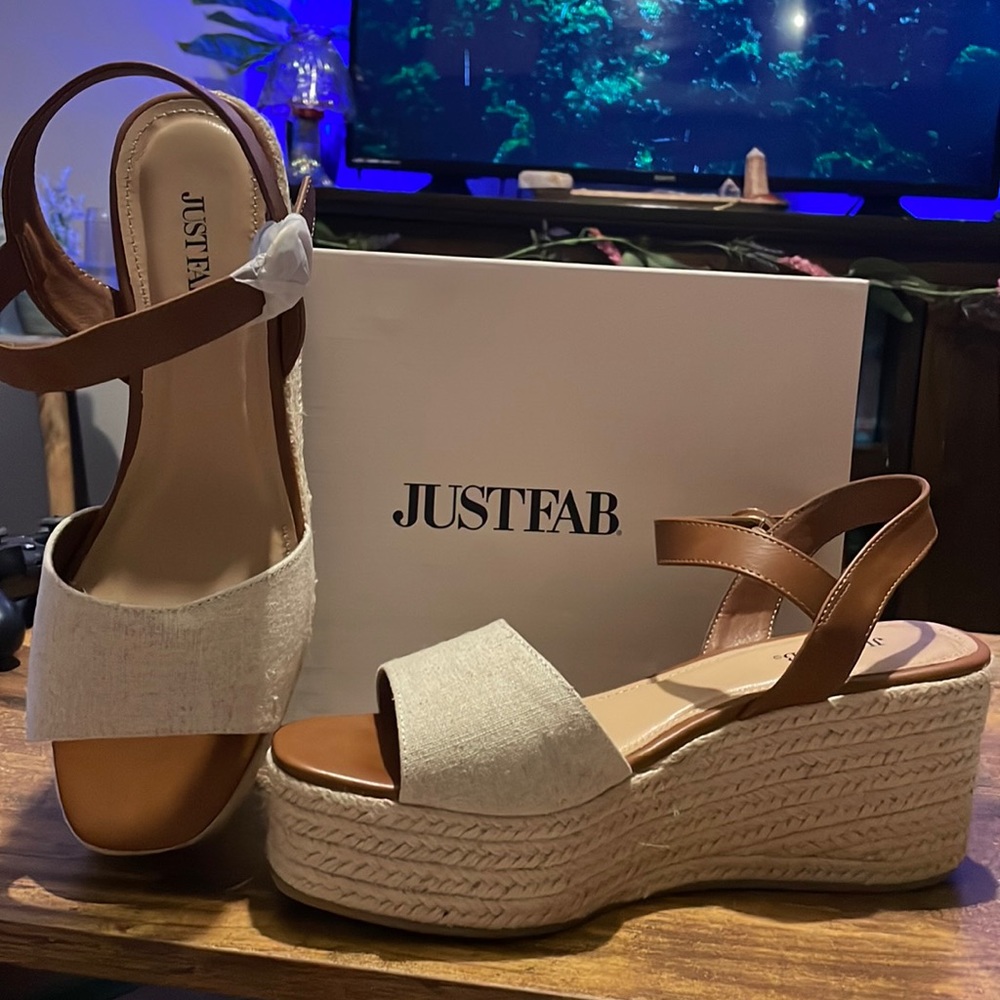 Just Fab Wedge Sandals